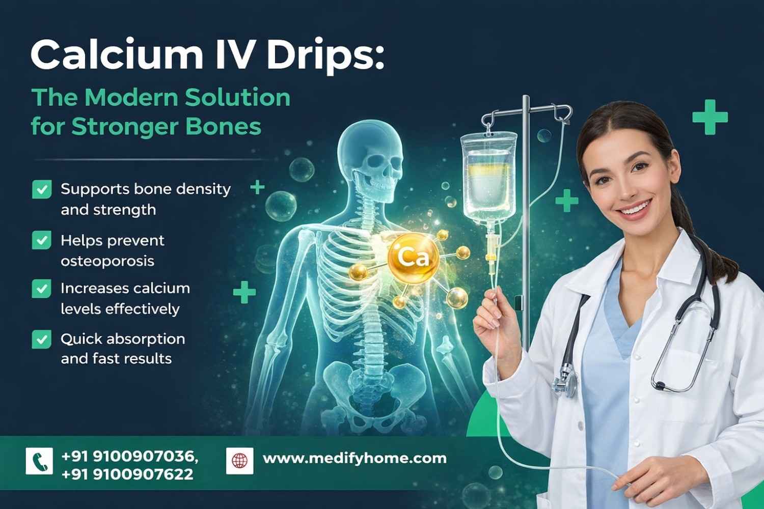Calcium IV Drips for Stronger Bones | Effective Bone Health| Medify