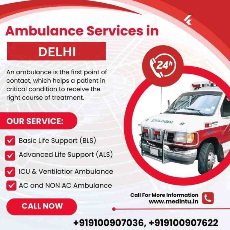 Ambulance services in Delhi