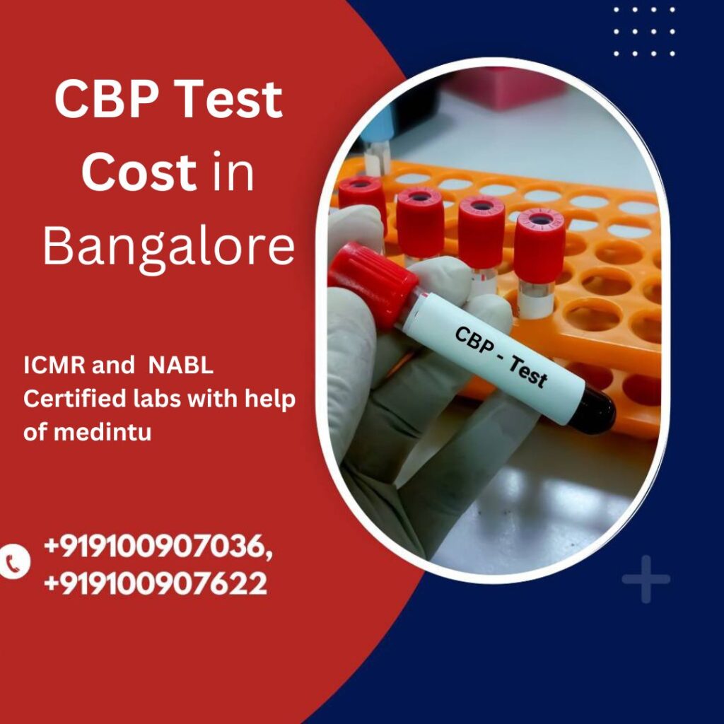 CBP test price in Bangalore