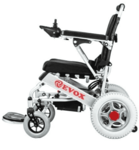 Aluminium Evox Electric Portable Transport Wheelchair WC 107