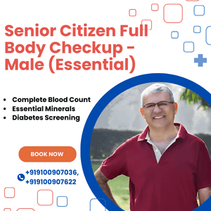 Senior Citizen full body checkup - male (Essential)