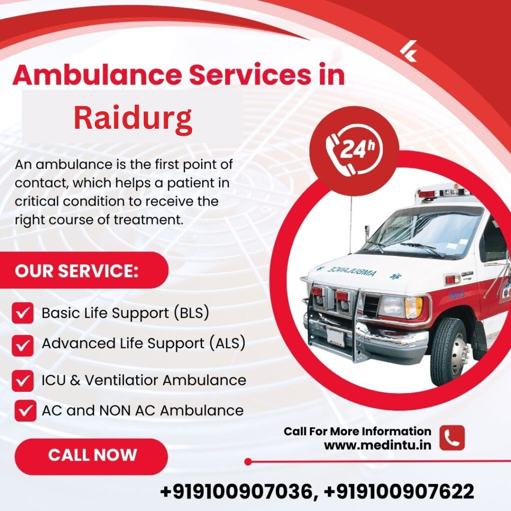 Ambulance services in Raidurg