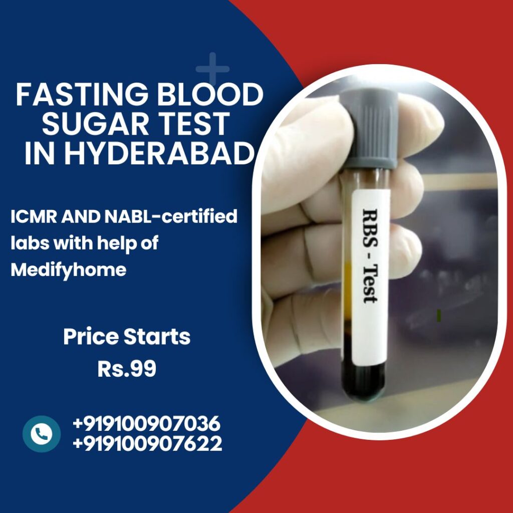 Fasting blood sugar test in Hyderabad