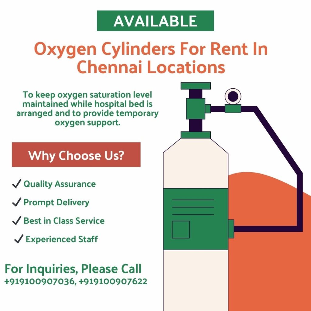 Oxygen Cylinders For Rent In Chennai Locations