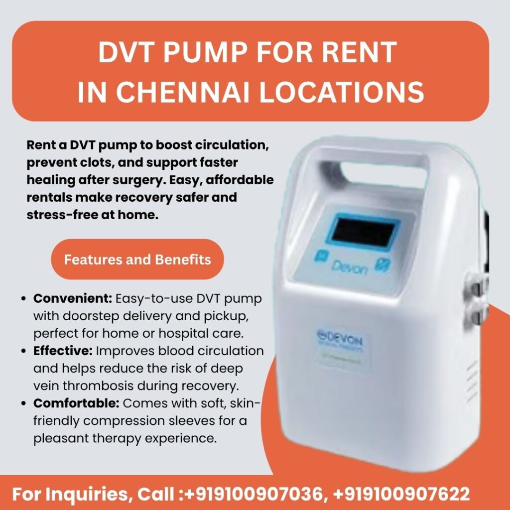 DVT PUMP For rent in Chennai Locations