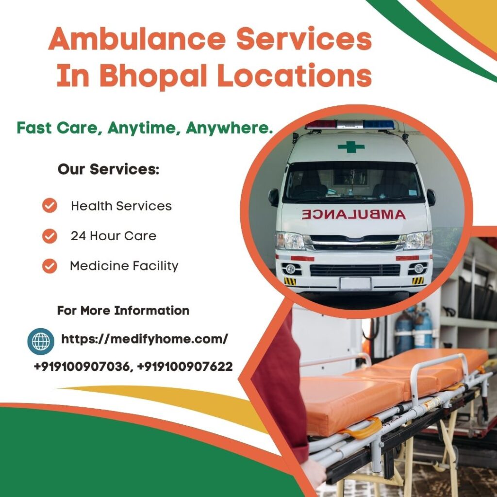 Ambulance Services in Bhopal Locations
