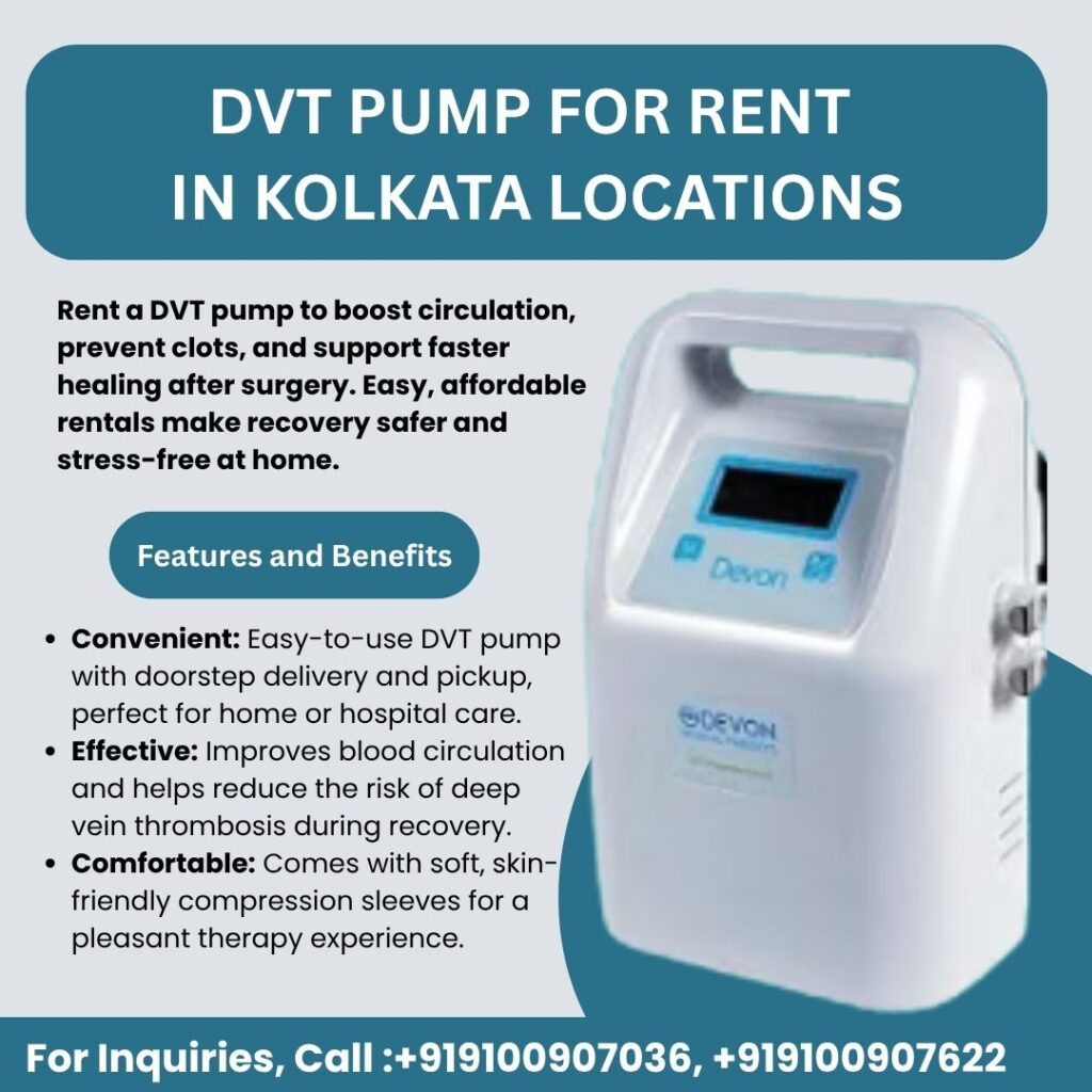 DVT PUMP For rent in Kolkata Locations