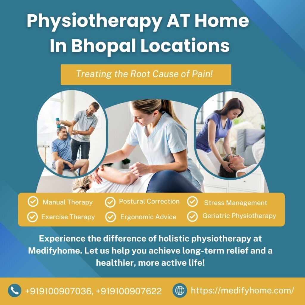 Physiotherapy At Home In Bhopal Locations