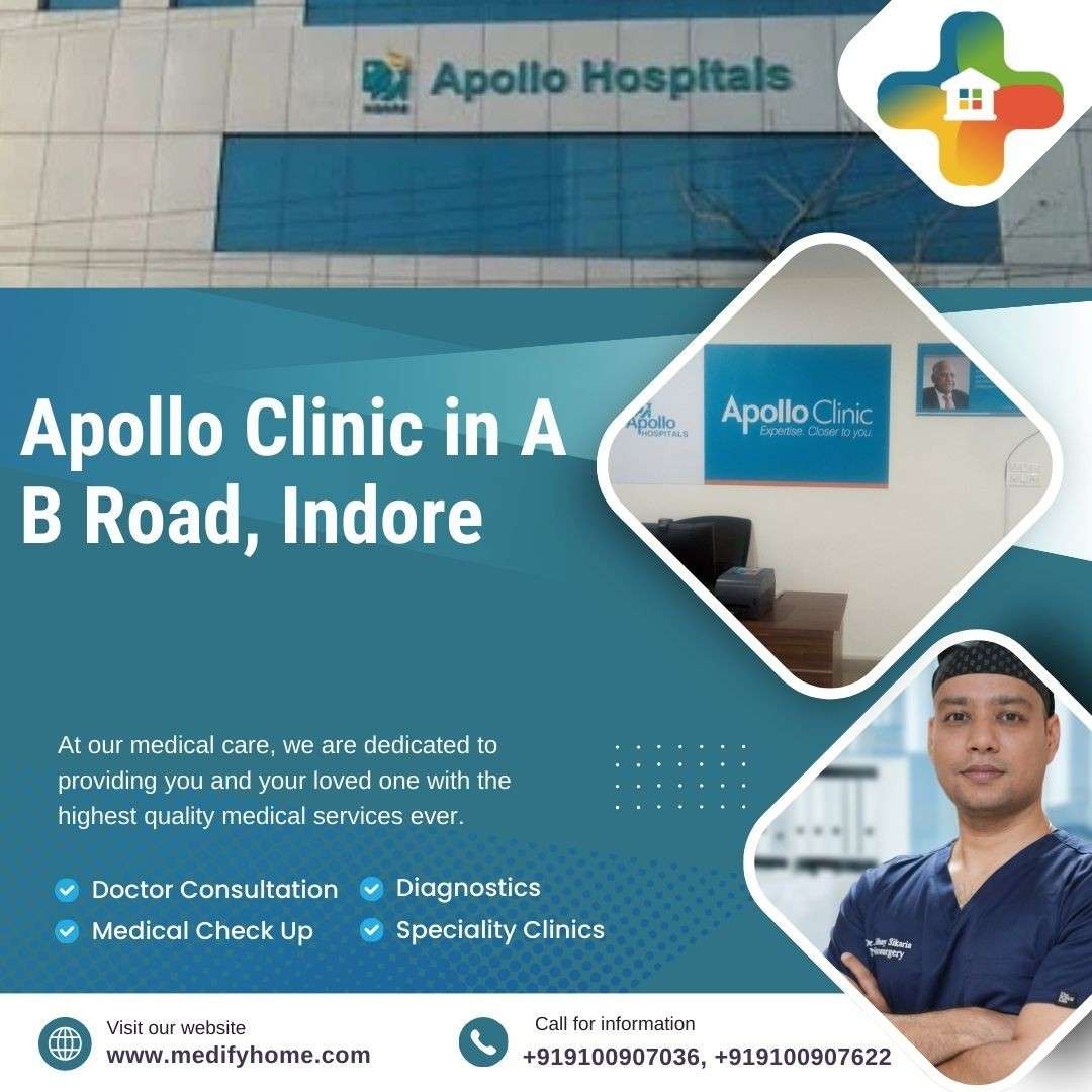 Apollo Clinic in AB Road, Indore