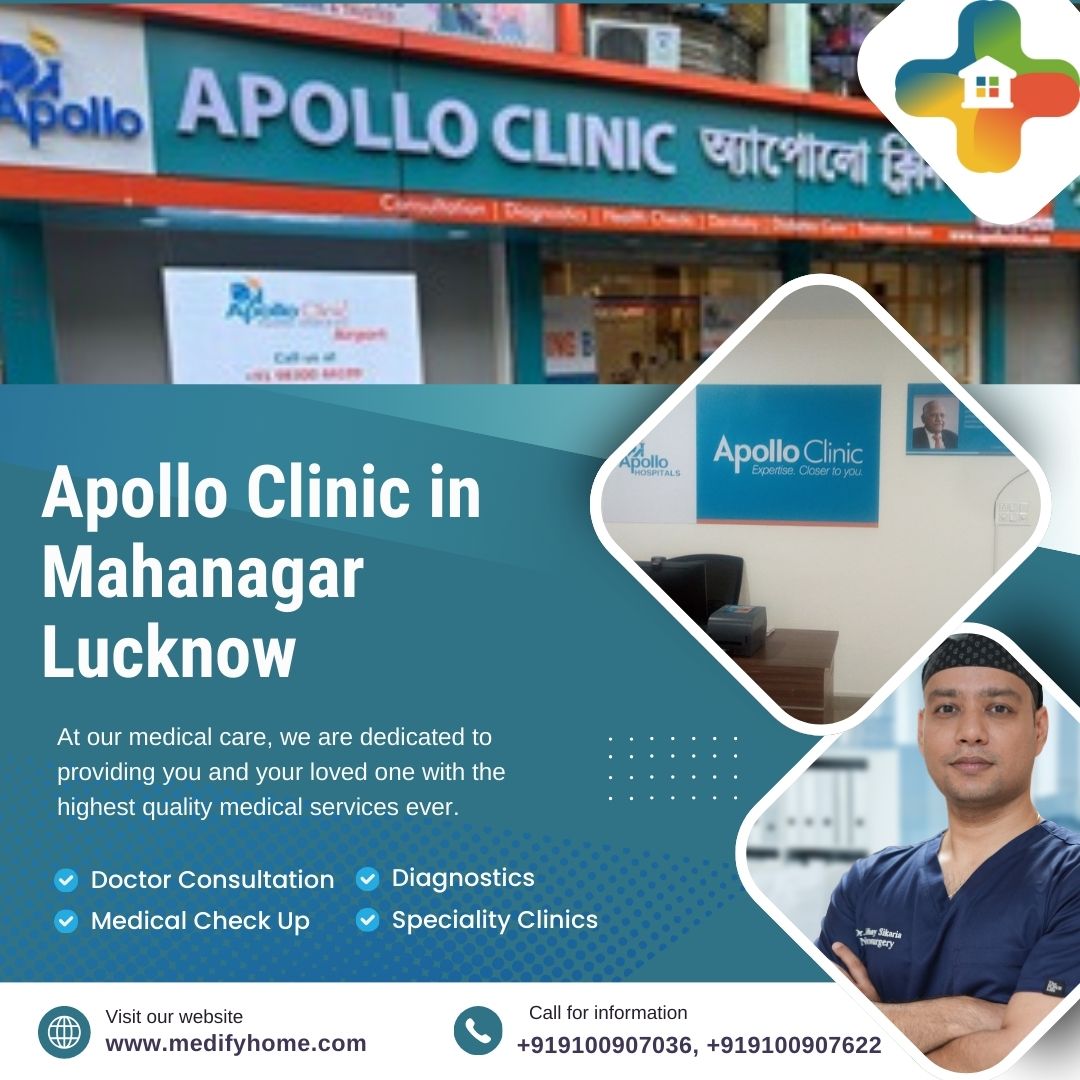 Apollo Clinic in Mahanagar, Lucknow