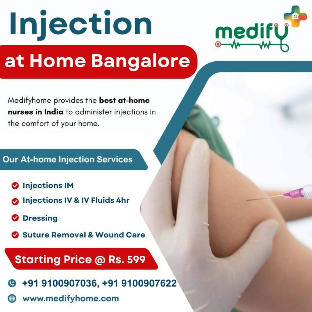injection services at home in Bangalore