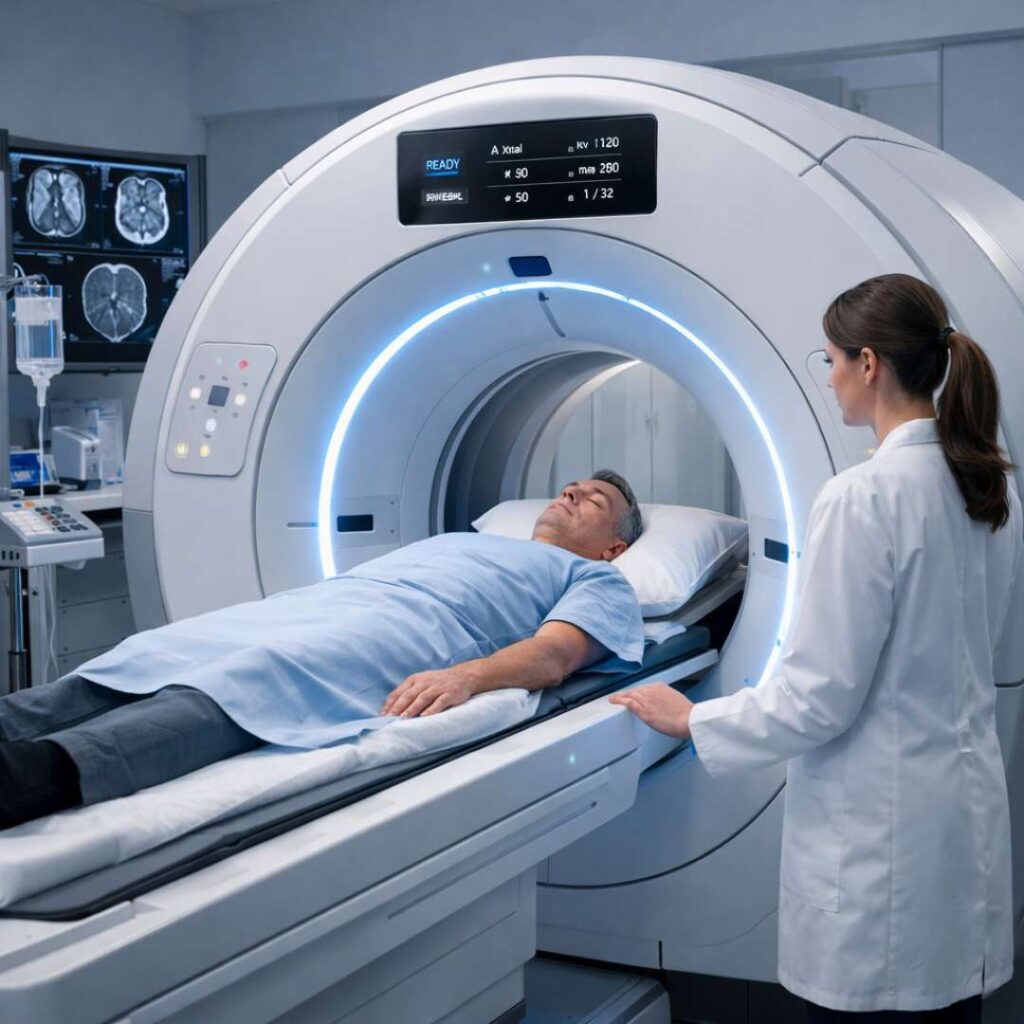 CT Scan for brain 1080 ratio
