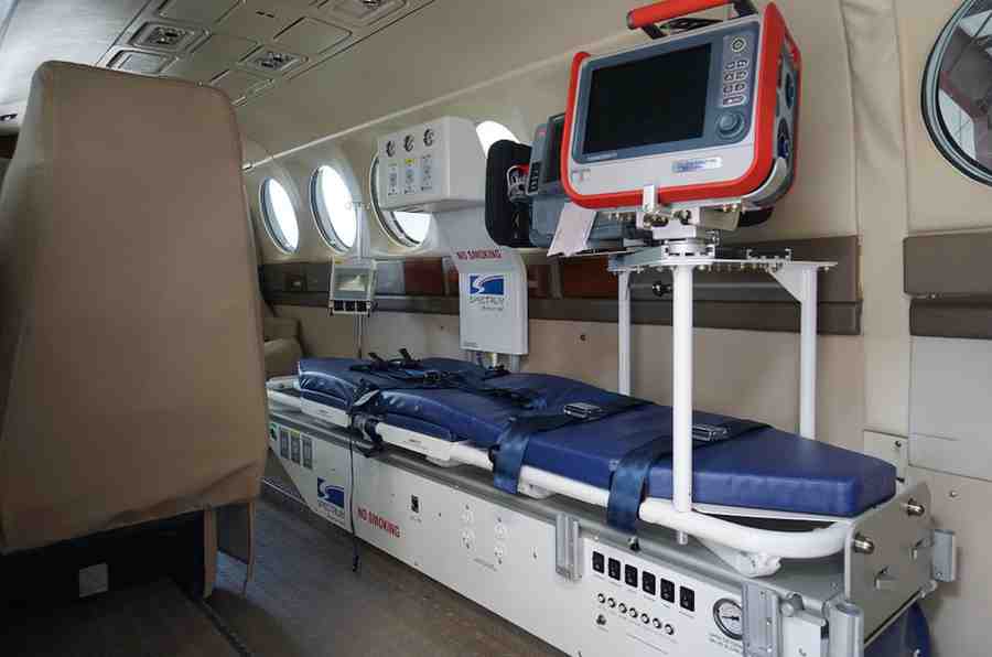 ICU Air Ambulance Transport