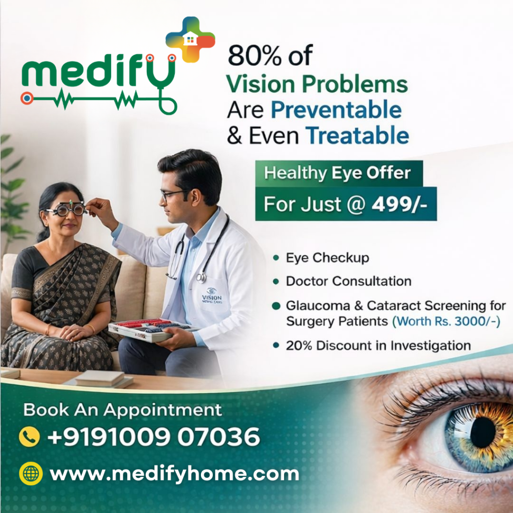 Eye Test at Home in Delhi Locations