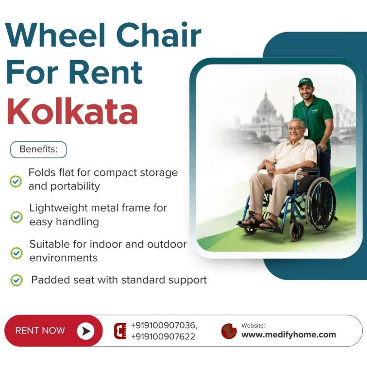 Wheel chair for rent in Kolkata