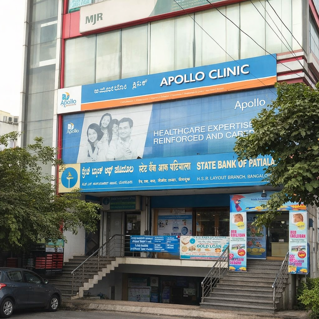 Apollo Clinic in HSR Layout, Bangalore