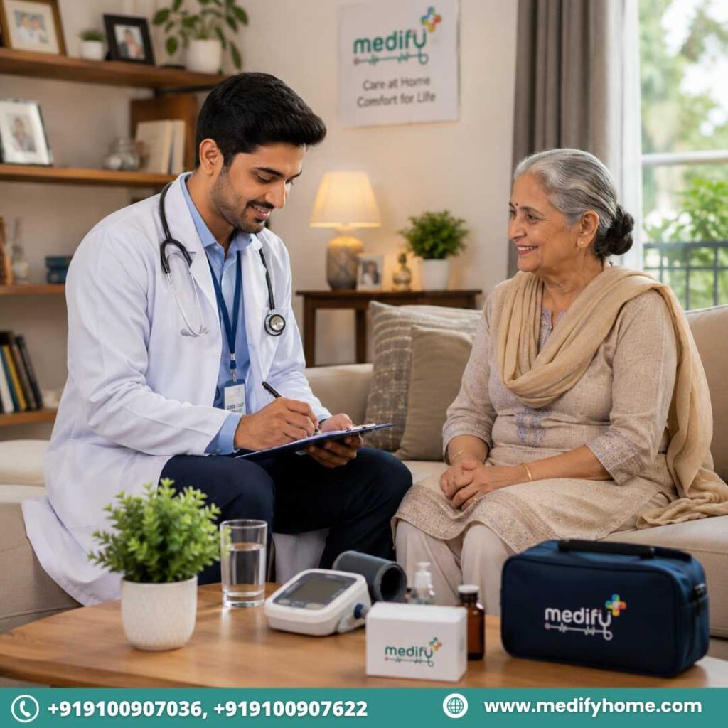 doctor consultation at home