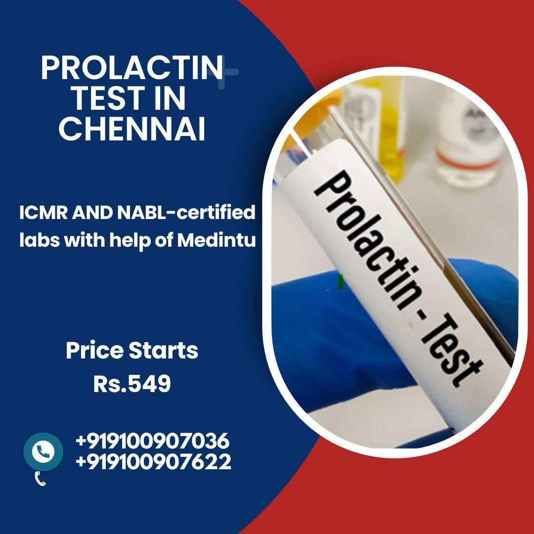 Prolactin Test at Home in Chennai | Medifyhome